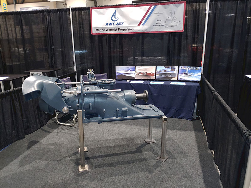 AWT喷水推进泵参加2022年太平洋海洋设备展览会